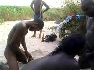 Africans in transmitted to on the run leman on camera