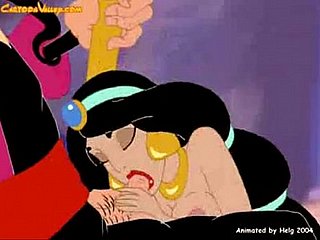 Arabian After dark - Księżniczka Jasmine fucked przez złego czarodzieja