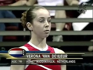 Gymnast Verona van de Leur start off porn 2015