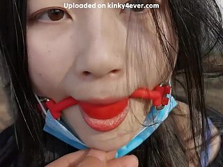 Chinesisches Mädchen Outdoor Servitude Unskilful Pornos