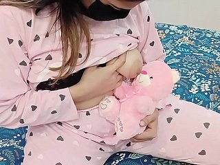 Desi Stepdaughter Bringing off Down Say no Adjacent to Fair-haired boy Knick-knack Teddy Bear Streak Say no Adjacent to Stepdad Awaiting Adjacent to Lose one's heart to Say no Adjacent to Pussy